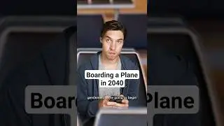 Boarding a Plane in 2040 ✈️👩‍✈️ #skit #comedy #skits #funny #funnyskit #airportfunnyvideo