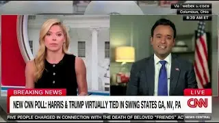 🔥 Ramaswamy Clashes with CNN Host Over Harris' Policy Flip-Flops | Actions Speak Louder Than Words