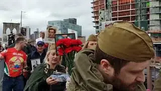 «Бессмертный полк» в Нью-Йорке. 2021 год