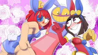 Jax Loves Bunny Girl Pomni & Ragatha | Amazing Digital Circus Comic Dub (TADC)