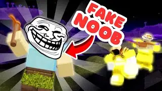 Noob Trolling With CRYSTAL Armor! | Booga Booga Reborn