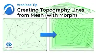 How to Create 3D Topographic Contour Lines from Meshes in Archicad