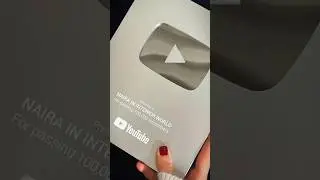 Серебряная кнопка YouTube 