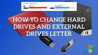 How to change Hard Drives | External Drives Drive Letter