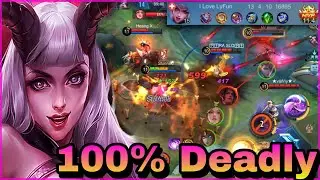 100% DEADLY - ALICE BEST BUILD 2021 | ALICE TOP GLOBAL FULL GAMEPLAY | ALICE MOBILE LEGENDS