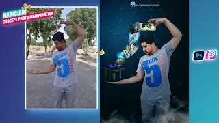 Visual Magic Photo Editing - Magician Concept Creative Photo - AA Production Edits