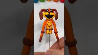 How I made DogDay for my Poppy Playtime 3 Kinder Joy #shorts #clay #clayart
