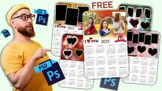 Customized Collage Photo Calendar Psd Free Download @SOMNATHPHOTOGRAPHY