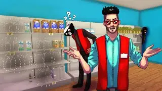 БЕДА ПРИШЛА, ОТКУДА НЕ ЖДАЛИ.. В МАГАЗИНЕ ЗАВЕЛСЯ ВОР! GROCERY STORE SIMULATOR