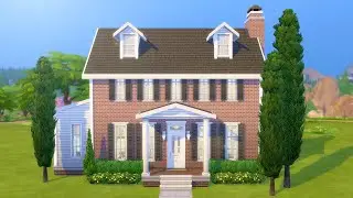 Building a Colonial House in The Sims 4 (Streamed 3/22/19)