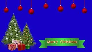 ONLY SUB CAN USE FREE)Christmas green/blue screen animation effect