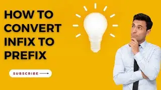 how to convert infix to prefix: [data structure and algorithm]