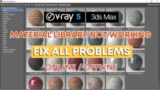 Vray 5 Material Library Not Working In 3ds max | Install Vray 5 Material Library Online/Offline fix