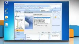 How to import Gmail® contacts to Microsoft® Outlook 2007