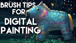 Brush Tips for Digital Painting || Digital Painting Basics || Feeling Shiny painting in Procreate