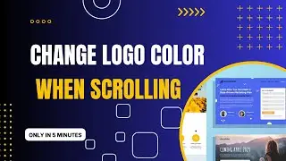 Elementor Tutorial: Change Logo Color on Scroll | Easy Dynamic Effect for Free!