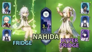 Nahida Fridge and Hyper-Fridge Team - Genshin Impact Abyss 3.2 - Floor 12 9 Stars