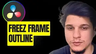 davinci resolve 19 freeze frame with outline