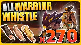 270 WARRIOR WHISTLE EFFICIENT FARM !  (SPEEDRUN ROUTE) | Genshin Impact