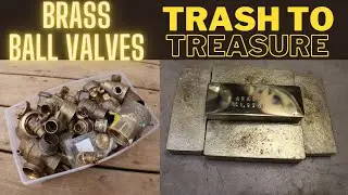 Melting Brass Ball Valves with the DEVIL FORGE