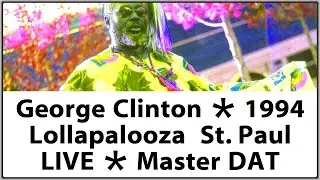 George Clinton Live 1994 St Paul MN Lollapalooza Festival Parliament Funkadelic Concert Performance