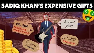 Sadiq Khan's Expensive Gifts 🤑 (£2000 from Swarovski and a signed guitar!!)