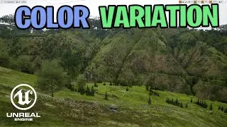 UNREAL ENGINE LANDSCAPE COLOR VARIATION MASK