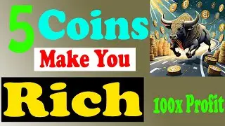 Best 5 Coin to Buy for 2024 Crypto Bull Run | Top 5 Altcoins Buy to Rich this BULL RUN 2024