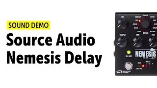 Source Audio Nemesis Delay Sound Demo (no talking) with Novation Peak