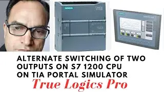 Alternate switching of two outputs on Siemens PLC