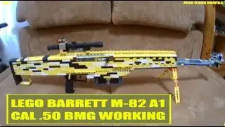 ЛЕГО ОРУЖИЕ | BARRETT M-82 A1 CAL .50 BMG | СТРЕЛЯЕТ | №254