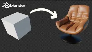 How to Model a chair Like this in  blender | Blender Tutorials Blender Tips for beginners