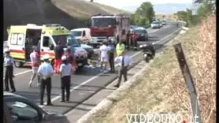 Matera Incidente mortale sulla strada statale 7 ( SS7 Matera-Ferrandina)