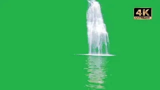 waterfall green screen video