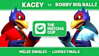 🍵Matcha Cup: Kacey (Falco) vs Bobby Big Ballz (Falco) | SSBM Melee Losers Finals