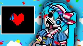 Hatsune Miku if she was an Undertale Boss