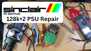 Sinclair Spectrum 128K +2 Power Supply Repair... To test a 128K +3