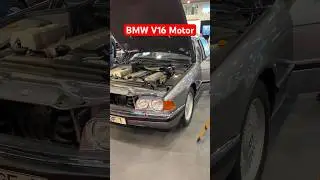 BMW 750iL V16 Goldfisch з 16-циліндровим мотором! 1990-й рік, 6.6 літрів об‘єм, 348 сил!#bmw #v16