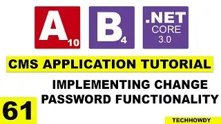 Implementing Change Password Functionality in Angular Application | ANGULAR 10 | ASP.NET CORE 3.0