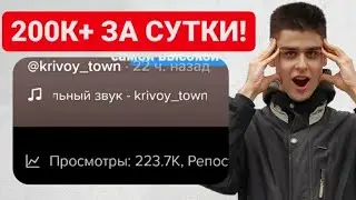 200000 просмотров в Тик ток ЗА 24 ЧАСА! Как попасть в реки тик тока 2022?