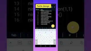how to write python turtle design code| Beautiful design using python | 