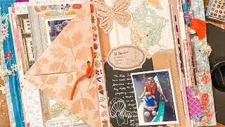 Junk Journal with Me Entry 13 | Journaling in My Art Studio