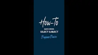 Select Subject For Quick Edits in Photoshop Elements. #shorts