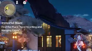 Find the Place 'Next to a Ring and Hanging Eaves'