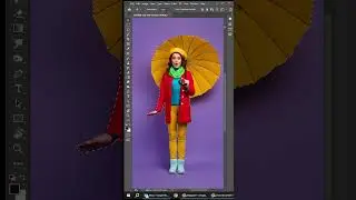 How to place a Text Behind an image in Photoshop