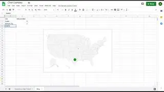 How to create a Map visualization in Google Sheets