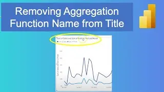 Power BI - How to Remove Aggregation Text [Sum of] from Titles and Legend Text