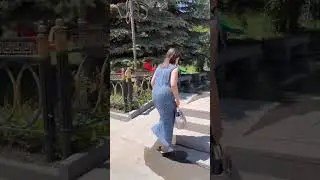 Вязаное авторское платье 