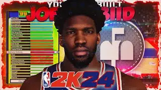 NBA 2K24 HEALTHY *MVP* JOEL EMBIID BUILD | 7'0 C BUILD W/ CONTACT DUNKS AND IMMACULATE TROLLING