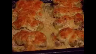 Куриное филе в духовке с картошкой и сыром. Рецепт